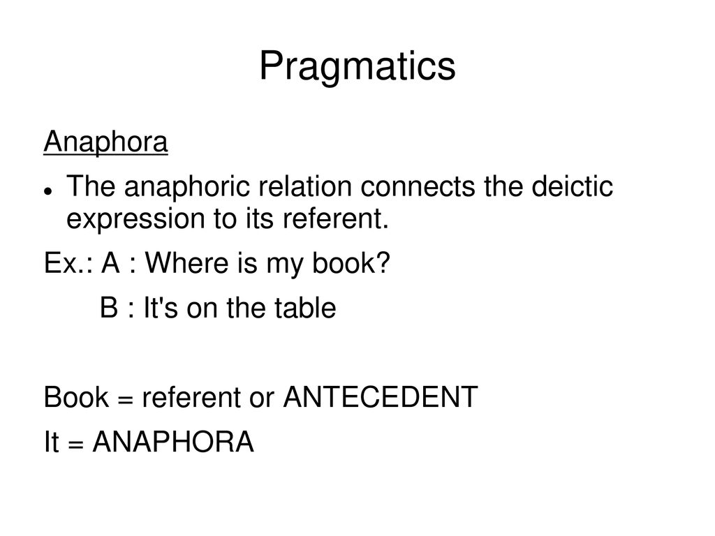 pragmatics meaning in english
